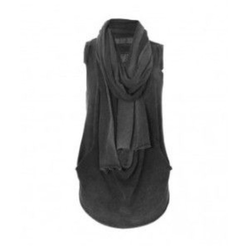 All Saints Cowl neck tank w pockets
